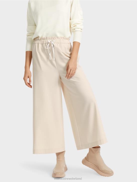 kleding zachte maansteen 464J560 7/8 broek met uitlopende pijpen willmar Marc Cain