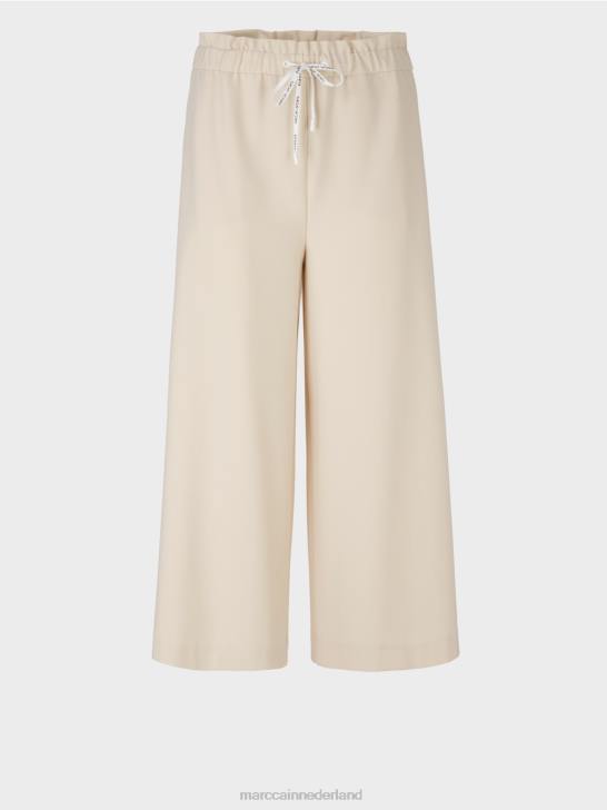 kleding zachte maansteen 464J560 7/8 broek met uitlopende pijpen willmar Marc Cain