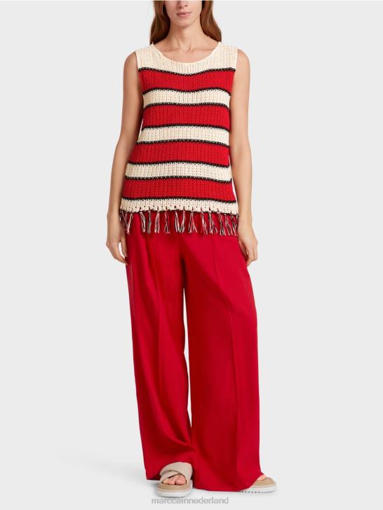 kleding crème 464J1129 "rethink Together" gebreide top Marc Cain