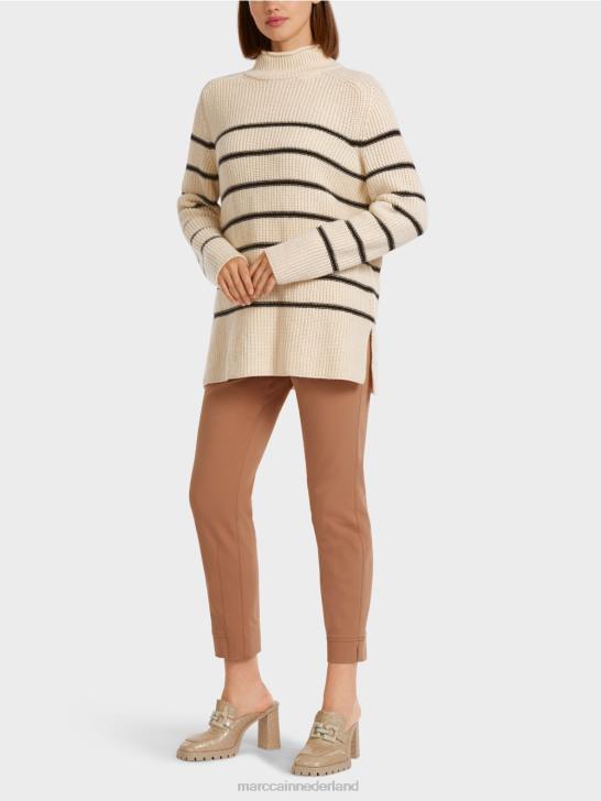 kleding crème 464J1192 trui "gebreid in Duitsland" Marc Cain