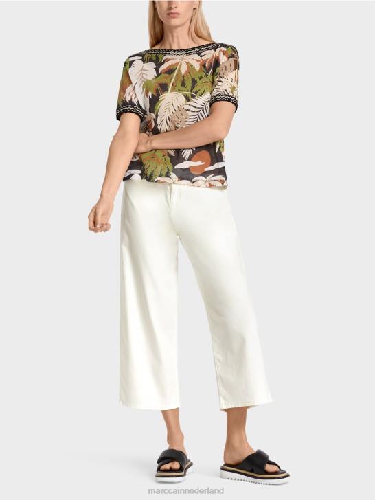 kleding diep olijfgroen 464J1146 trui "gebreid in Duitsland" Marc Cain