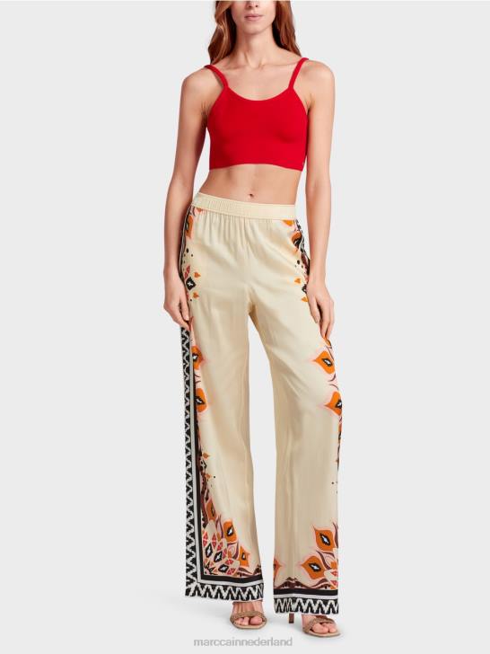 kleding dieprood 464J1133 "samen heroverwegen" bustier Marc Cain