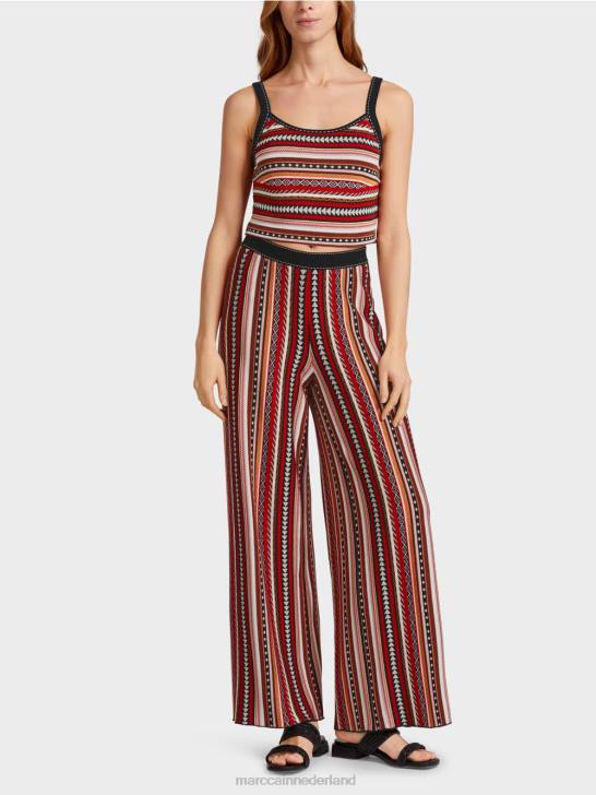 kleding dieprood 464J1134 bustier "gebreid in Duitsland" Marc Cain