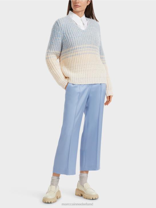 kleding donkere zomerhemel 464J1083 trui - gebreid in Duitsland Marc Cain