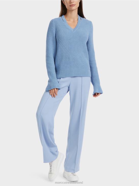 kleding donkere zomerhemel 464J1085 elegante trui gebreid in Duitsland Marc Cain