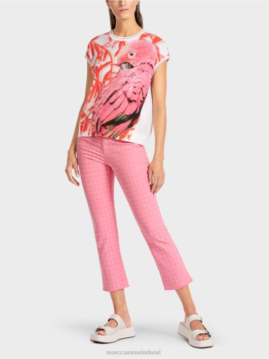 kleding fel roze 464J1167 trui "gebreid in Duitsland" Marc Cain