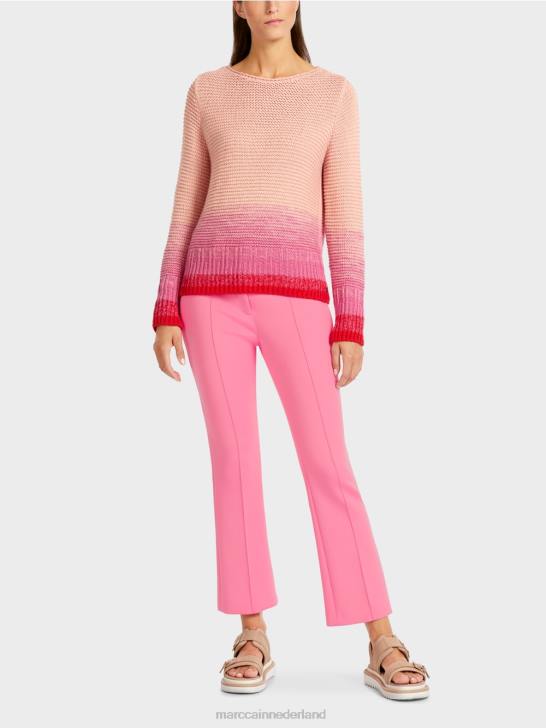 kleding helder bruin 464J1165 trui "gebreid in Duitsland" Marc Cain