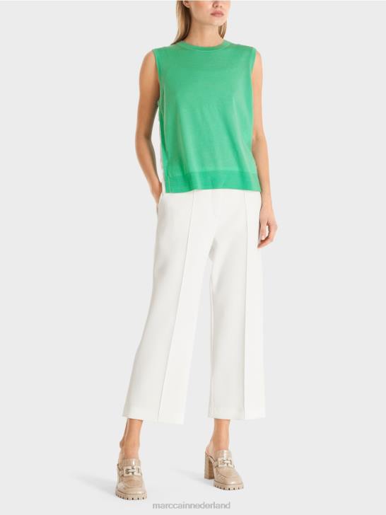 kleding heldere jade 464J1174 superfijn gebreide top Marc Cain