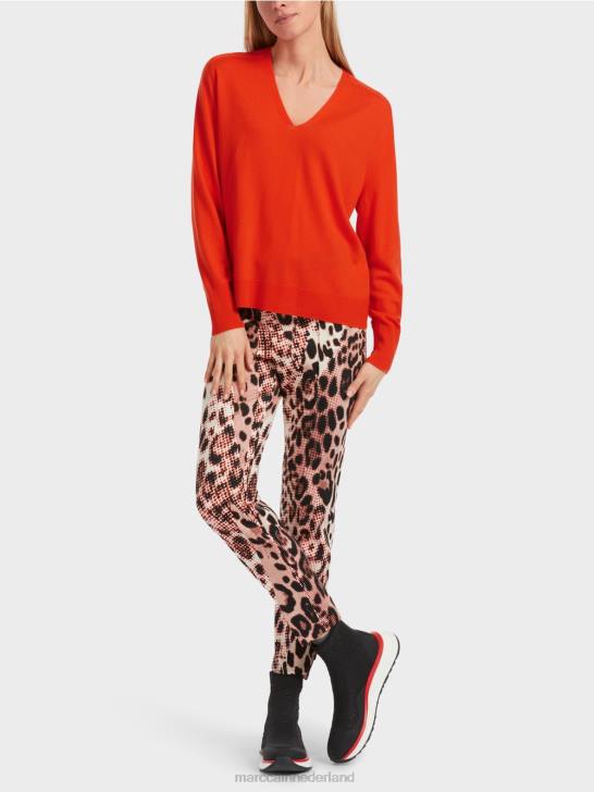 kleding kampari 464J1044 Gebreide trui "rethink Together". Marc Cain