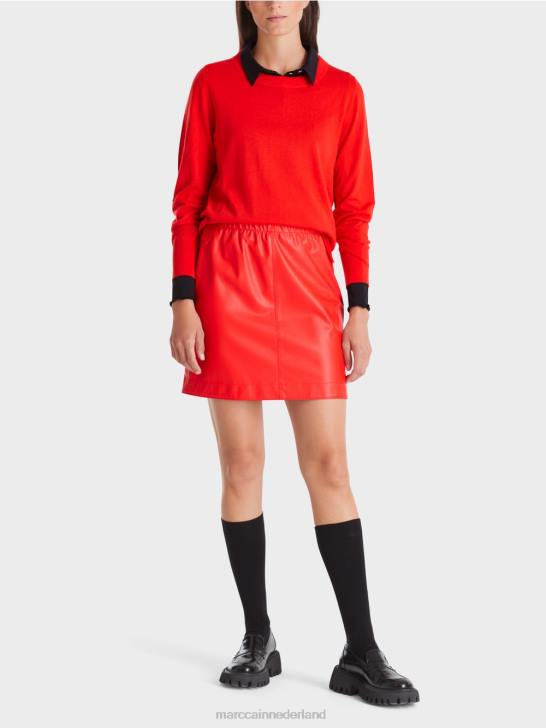 kleding kampari 464J1056 fijngebreide "rethink Together" trui Marc Cain