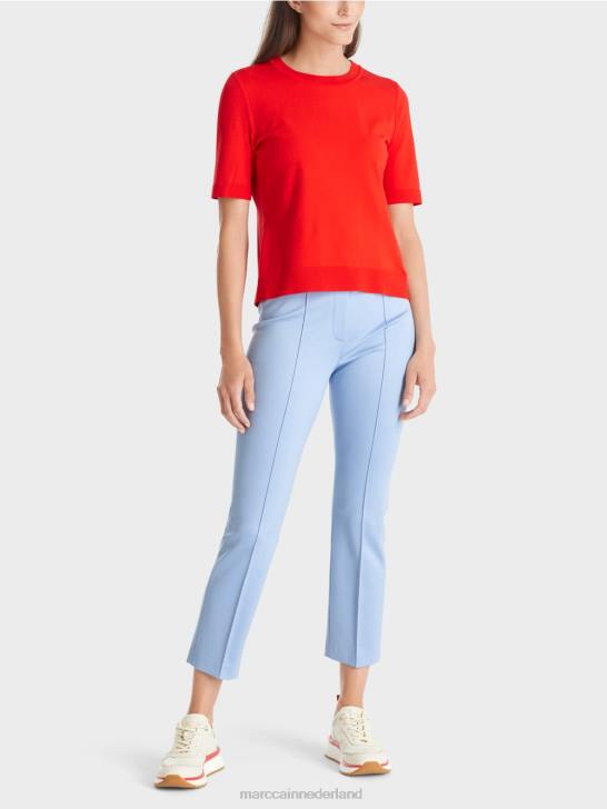 kleding kampari 464J1071 "rethink Together" trui met korte mouwen Marc Cain