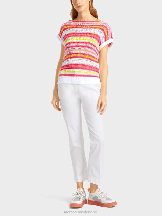 kleding lichte kalk 464J1140 top "gebreid in Duitsland" Marc Cain