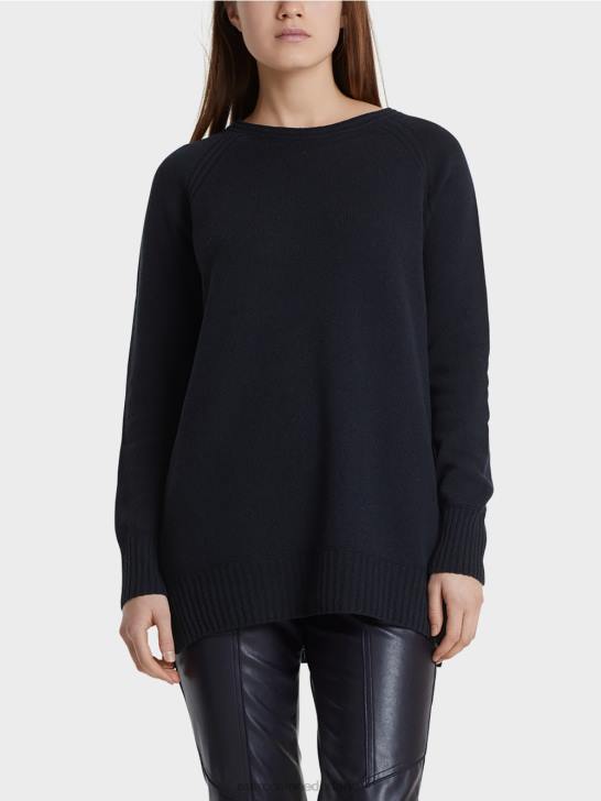 kleding middernacht blauw 464J1217 trui 100% gemaakt in Duitsland Marc Cain