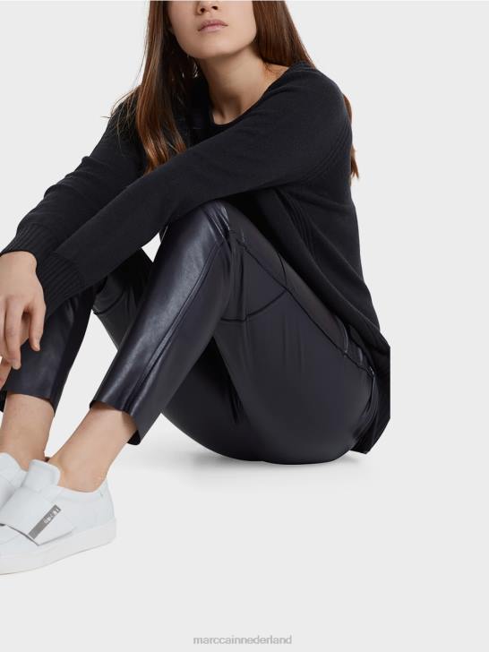 kleding middernacht blauw 464J1217 trui 100% gemaakt in Duitsland Marc Cain