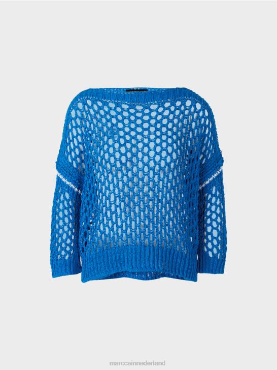 kleding nieuwe parachutist 464J1127 geperforeerd vest gebreid in Duitsland Marc Cain