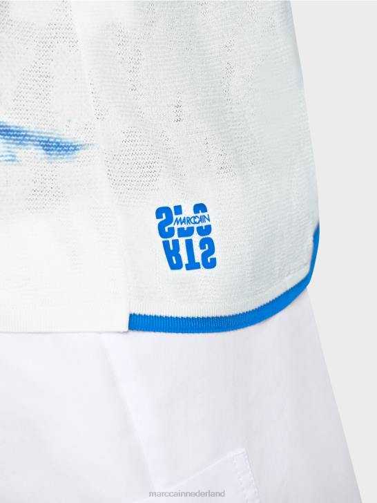 kleding nieuwe parachutist 464J1128 batik trui gebreid in Duitsland Marc Cain