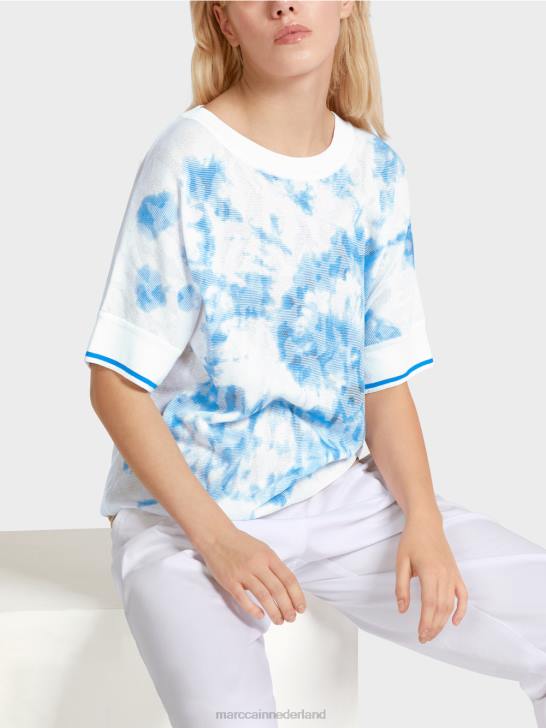 kleding nieuwe parachutist 464J1128 batik trui gebreid in Duitsland Marc Cain