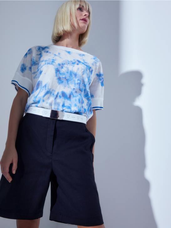 kleding nieuwe parachutist 464J1128 batik trui gebreid in Duitsland Marc Cain