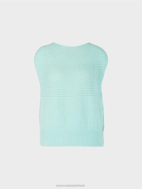 kleding zacht dakraam 464J1171 slipover 100% gemaakt in Duitsland Marc Cain