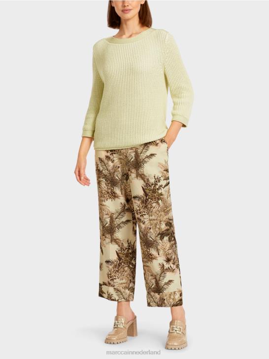 kleding zachte adem 464J1161 trui "gebreid in Duitsland" Marc Cain