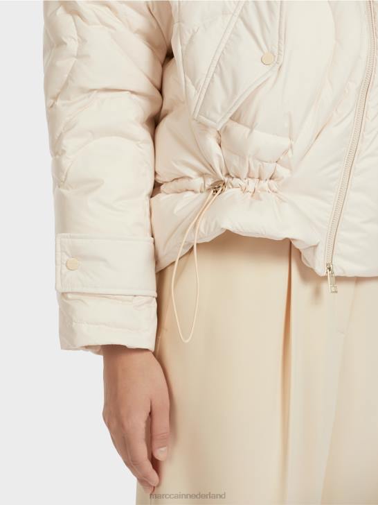 kleding crème 464J294 \"rethink Together\" gewatteerd jack Marc Cain