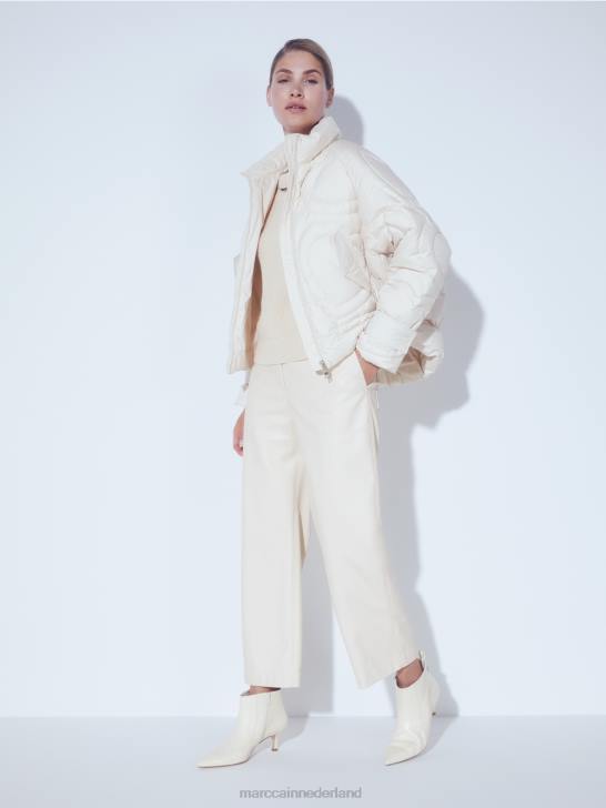 kleding crème 464J294 \"rethink Together\" gewatteerd jack Marc Cain