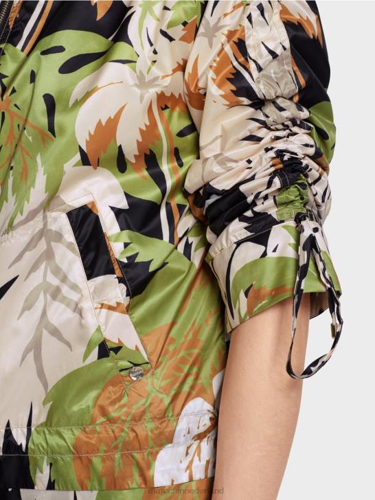 kleding diep olijfgroen 464J272 \"rethink Together\" outdoorjas Marc Cain