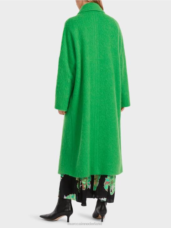 kleding donker appelgroen 464J234 jas in oversized look Marc Cain