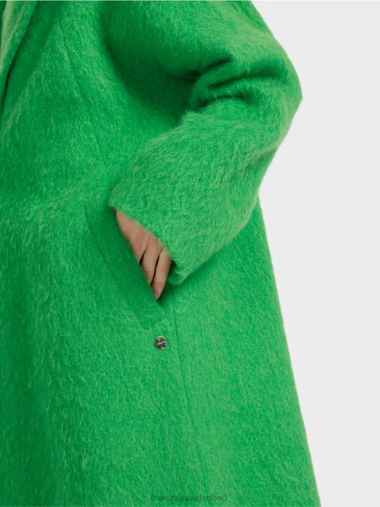 kleding donker appelgroen 464J234 jas in oversized look Marc Cain