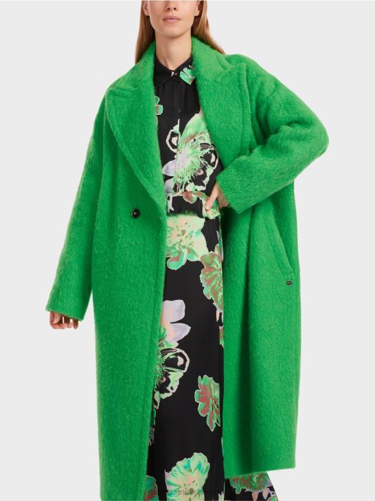 kleding donker appelgroen 464J234 jas in oversized look Marc Cain