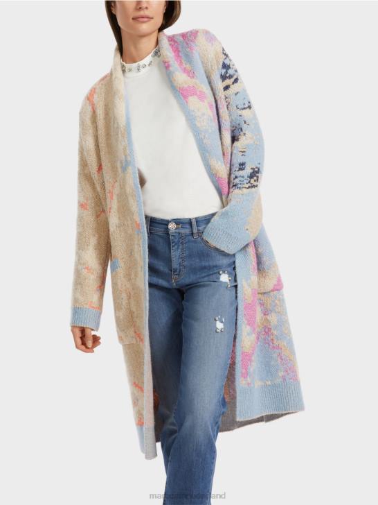 kleding donkere zomerhemel 464J246 jas gebreid in Duitsland Marc Cain