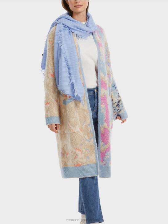 kleding donkere zomerhemel 464J246 jas gebreid in Duitsland Marc Cain