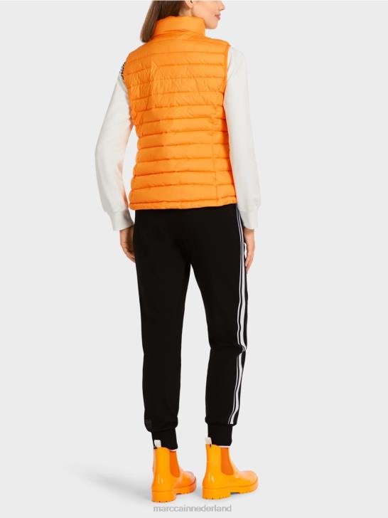 kleding fel oranje 464J280 gilet met 3m thinsulate isolatie Marc Cain
