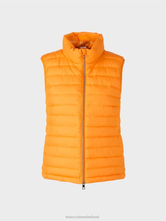 kleding fel oranje 464J280 gilet met 3m thinsulate isolatie Marc Cain