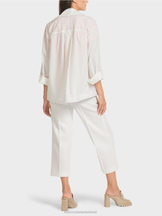 kleding gebroken wit 464J277 \"rethink Together\" outdoorjas Marc Cain