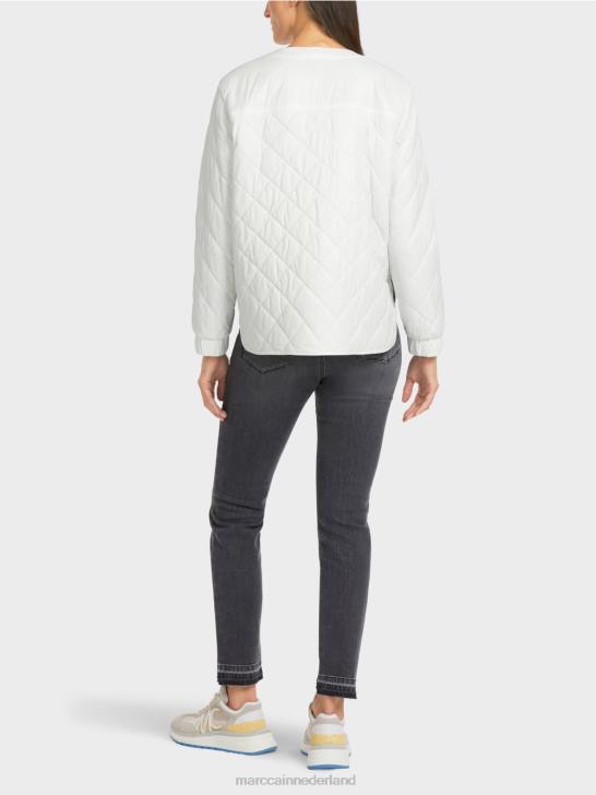 kleding gebroken wit 464J288 \"rethink Together\" outdoorjas Marc Cain