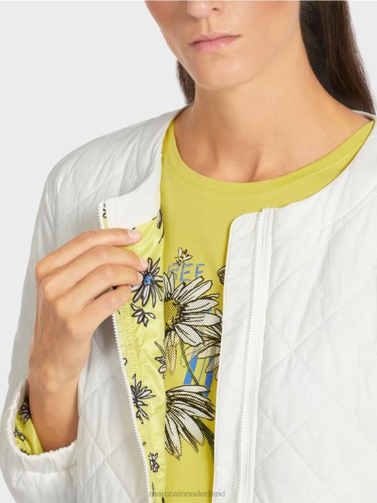 kleding gebroken wit 464J288 \"rethink Together\" outdoorjas Marc Cain