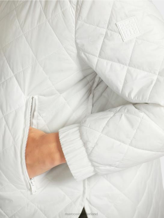 kleding gebroken wit 464J288 \"rethink Together\" outdoorjas Marc Cain