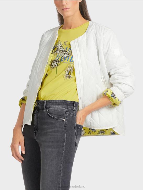 kleding gebroken wit 464J288 \"rethink Together\" outdoorjas Marc Cain