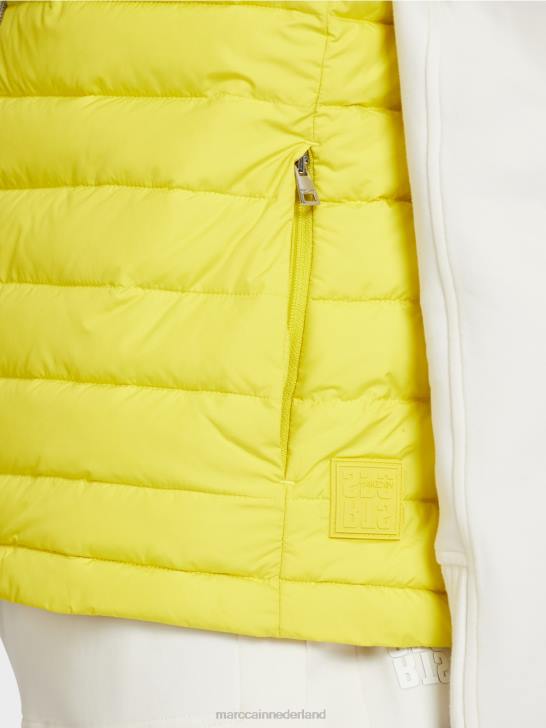 kleding groene zwavel 464J286 gilet met 3m thinsulate isolatie Marc Cain