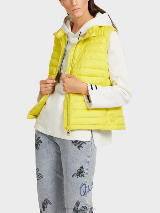 kleding groene zwavel 464J286 gilet met 3m thinsulate isolatie Marc Cain