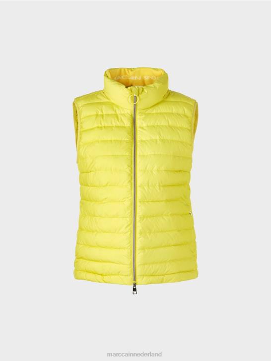 kleding groene zwavel 464J286 gilet met 3m thinsulate isolatie Marc Cain
