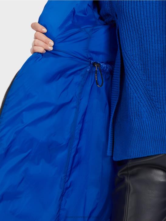 kleding helder koningsblauw 464J221 gewatteerde \'rethink Together\'-jas Marc Cain