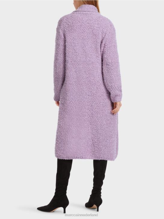 kleding heldere lavendel 464J227 jas gebreid in Duitsland Marc Cain