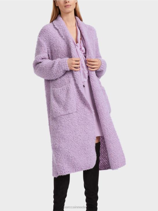 kleding heldere lavendel 464J227 jas gebreid in Duitsland Marc Cain