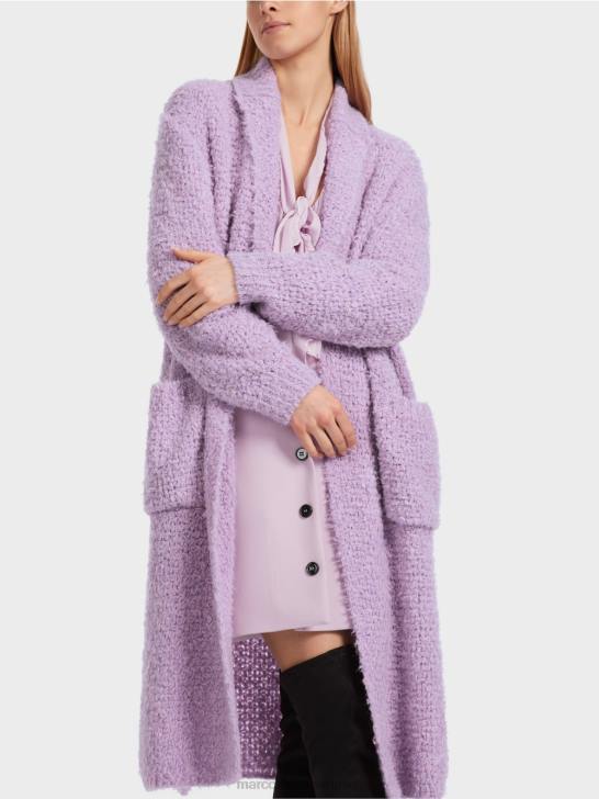 kleding heldere lavendel 464J227 jas gebreid in Duitsland Marc Cain