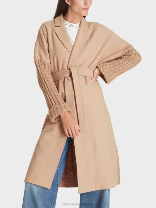 kleding heldere toffee 464J252 jas gebreid in Duitsland Marc Cain