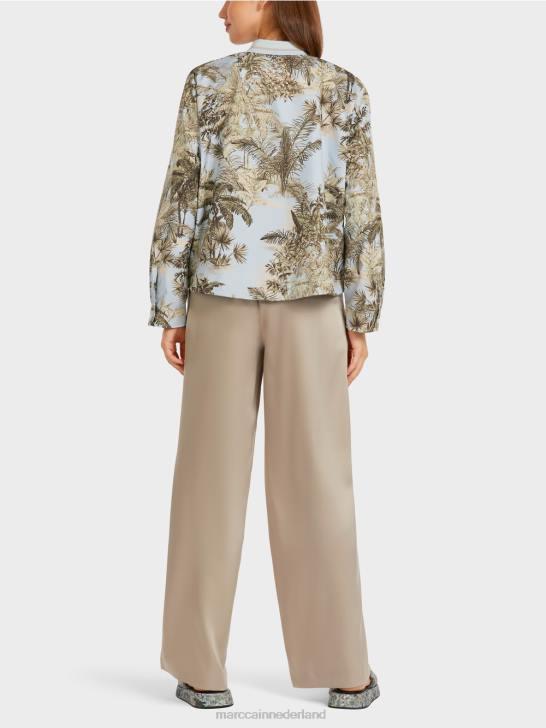 kleding licht poederblauw 464J275 \"rethink Together\" outdoorjas Marc Cain