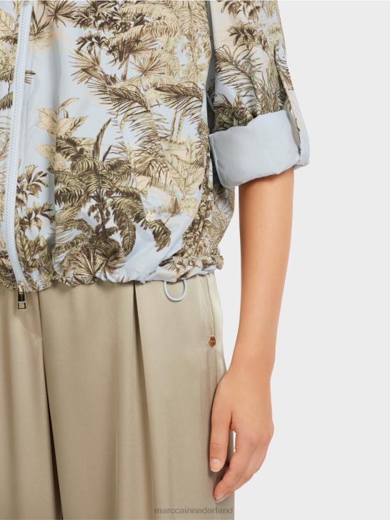 kleding licht poederblauw 464J275 \"rethink Together\" outdoorjas Marc Cain