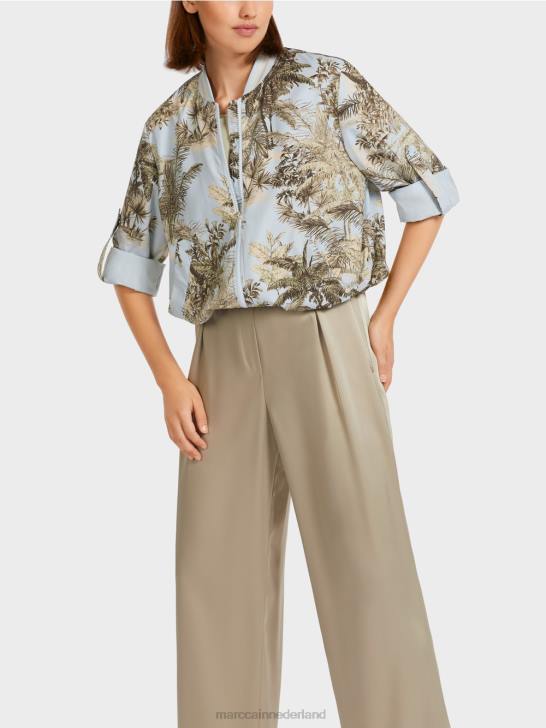 kleding licht poederblauw 464J275 \"rethink Together\" outdoorjas Marc Cain